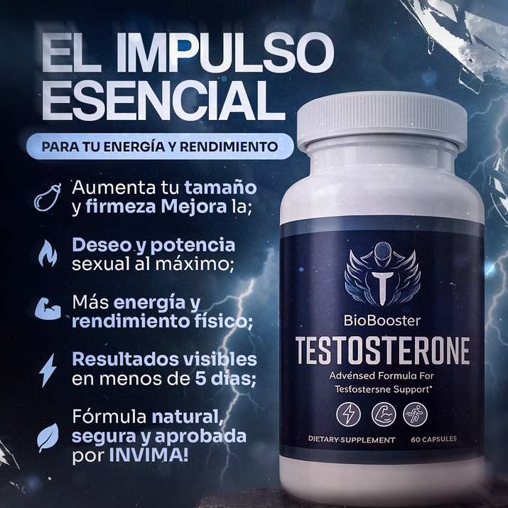 ¡Último paso! ¡Aumenta tu testosterona y gana más potencia ahora!