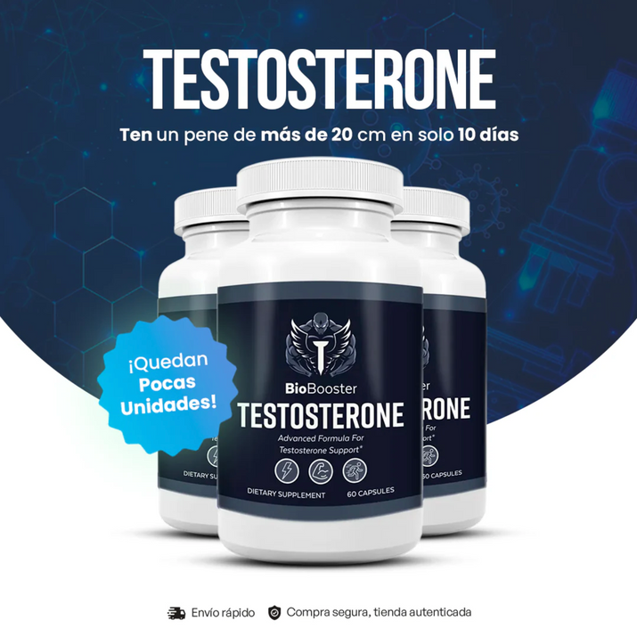 ¡Último paso! ¡Aumenta tu testosterona y gana más potencia ahora!